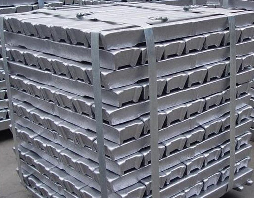 Lingot pur en aluminium raffiné utilisé pour la matière première de l'industrie